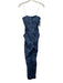 Mestiza New York Size 6 Blue Polyester Strapless Crochet Lace Overlay Jumpsuit Blue / 6