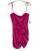 Amanda Uprichard Size M Pink Polyester Sleeveless Rose detail Dress Pink / M