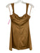 Runaway The Label Size S Brown Polyester Blend Sleeveless Mini Dress Brown / S