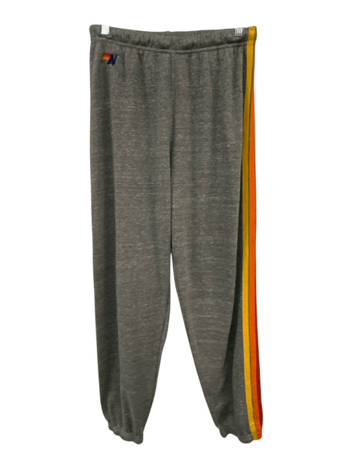 Aviator Nation Size XL Gray & multi Cotton & Polyester Blend Heathered Pants Gray & multi / XL