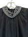 Misa Size XS Black Polyester Sleeveless Rhinestone Back Zip Maxi Dress Black / XS