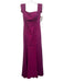 RENE RUIZ Size 6 Fuchsia Polyester Off Shoulder Fabric Block Front Slit Gown Fuchsia / 6