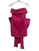 Rebecca Vallance Size 8 Fuchsia Polyester Blend Brocade Floral Back Bow Gown Fuchsia / 8