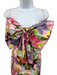 Hutch Size 4 Lavender, Green & Multi Cotton Strapless Floral Front Bow Jumpsuit Lavender, Green & Multi / 4