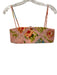 Hemant & Nandita Size XS Pink & Multi Linen & Cotton Floral Spaghetti Strap Top Pink & Multi / XS