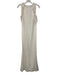 Carmen Marc Valvo Size 4 White & Gold Polyester Blend Sequin Sleeveless Gown White & Gold / 4