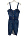 Ramy Brook Size 29 Medium dark wash Cotton Blend Denim Sleeveless Paneled Dress Medium dark wash / 29