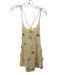 PQ Swimwear Size XS/S Cream White & Multi Cotton Crochet Floral Applique Dress Cream White & Multi / XS/S
