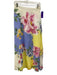 Yumi Kim Size S Cream White & Multi Rayon Blend Floral Color Block Maxi Skirt Cream White & Multi / S
