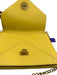 Tory Burch Yellow & Gold Pebble Leather Turnlock Envelope Chain Strap Bag Yellow & Gold / S