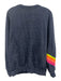 Aviator Nation Size S Dark Blue Cotton Blend Long Sleeve Thunderbolt Sweater Dark Blue / S