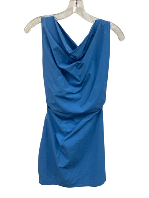 Bec & Bridge Size 4 Blue Nylon Blend Sleeveless Asymmetric Neckline Dress Blue / 4
