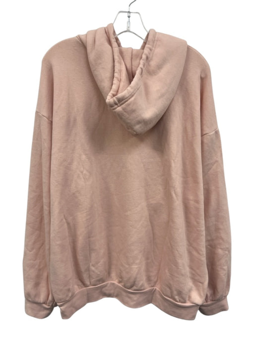 Aviator Nation Size L Light Pink Polyester & Cotton Long Sleeve Logo Sweater Light Pink / L
