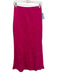 Anthropologie Size XS Hot pink Linen Blend Elastic Waist A Line Maxi Skirt Hot pink / XS