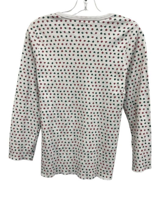 Roller Rabbit Size Large White, Red & Green Cotton Long Sleeve stars Pant Set White, Red & Green / Large