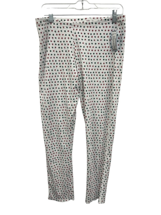 Roller Rabbit Size Large White, Red & Green Cotton Long Sleeve stars Pant Set White, Red & Green / Large
