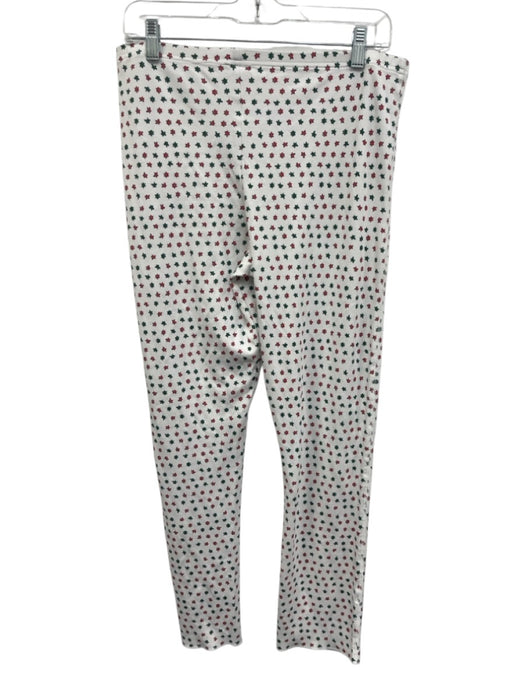 Roller Rabbit Size Large White, Red & Green Cotton Long Sleeve stars Pant Set White, Red & Green / Large