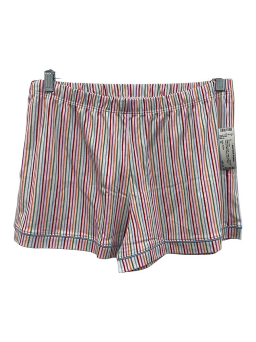Roller Rabbit Size M White, Red & Multi Cotton Short Sleeve Striped Short Set White, Red & Multi / M