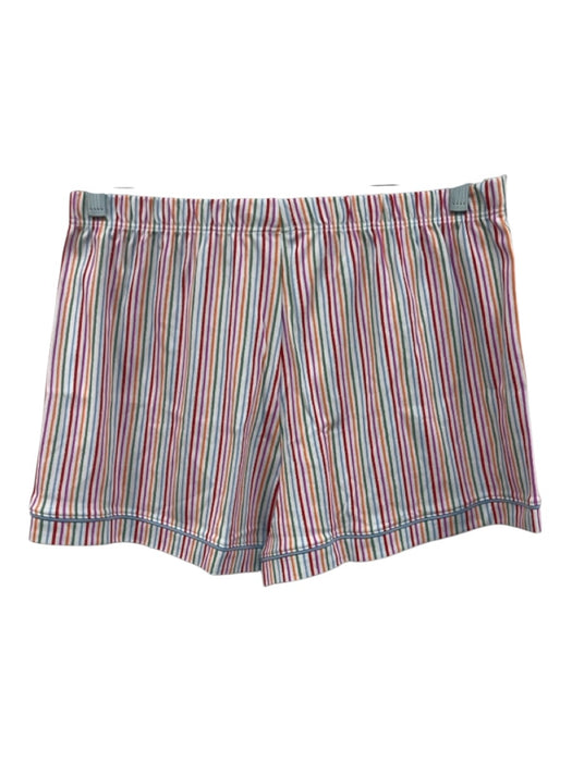 Roller Rabbit Size M White, Red & Multi Cotton Short Sleeve Striped Short Set White, Red & Multi / M