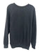 Aviator Nation Size L Charcoal Black Polyester & Cotton Long Sleeve Logo Sweater Charcoal Black / L