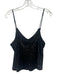 Ramy Brook Size 4 Black Polyester Spaghetti Strap All Over Sequins Side Zip Top Black / 4