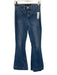 Veronica Beard Jeans Size 26 Med Wash Cotton Denim Patch Pocket High Rise Jeans Med Wash / 26
