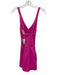 Free People Size M Hot pink Nylon Criss Cross Straps Paneled Shorts Dress Hot pink / M