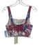 Cleobella Size S Purple, Pink & Mutli Organic Cotton Sleeveless Floral Crop Top Purple, Pink & Mutli / S