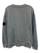 P.E Nation Size M Light Blue Cotton Blend Embroidered Logo Ribbed Hem Sweater Light Blue / M