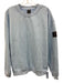 P.E Nation Size M Light Blue Cotton Blend Embroidered Logo Ribbed Hem Sweater Light Blue / M