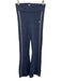 Alo Size S Blue Viscose & Polyester Knit Ribbed Flare Athleisure Pants Blue / S