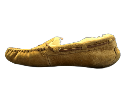 Ugg Shoe Size 8 Camel Suede Fur Lining Moccasin Stitching Detail Shoes Camel / 8