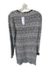 Helmut Lang Size M White & Black Polyamid Long Sleeve Woven Dress White & Black / M