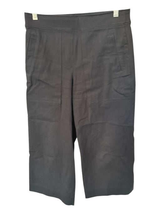 Spanx Size S Black Cotton Blend Waist Band Wide Leg Pants Black / S