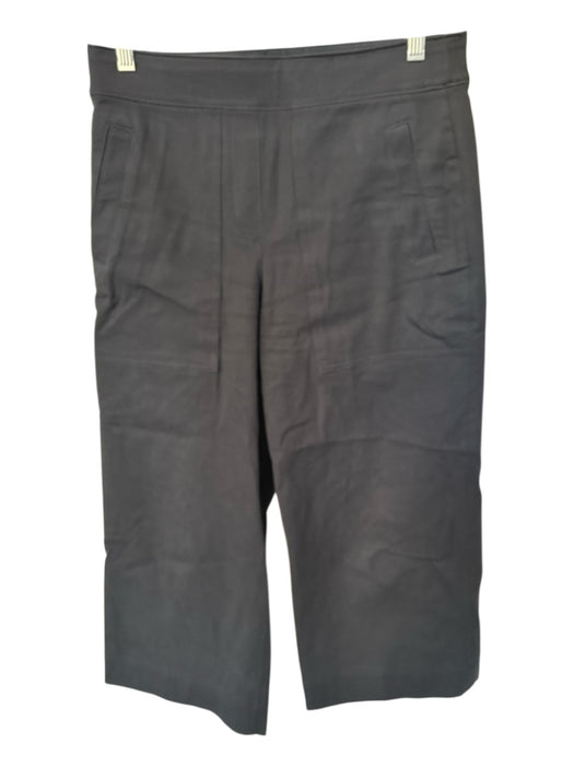 Spanx Size S Black Cotton Blend Waist Band Wide Leg Pants Black / S