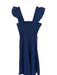 Hill House Size S Navy Cotton Maxi Ruffle Smocked Tiered Dress Navy / S