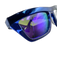 Bottega Veneta Blue Acetate Mirror Cat Eye Sunglasses Blue
