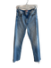 Mother Size 31 Light Denim Cotton Blend 5 Pocket Zip Fly Straight Leg Jeans Light Denim / 31
