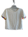 Amanda Uprichard Size Small Off White Polyester Round Neck Short Sleeve Top Off White / Small