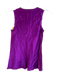 Helmut Lang Size 0 Purple Viscose Sleeveless Raw Edges Round Neck Top Purple / 0