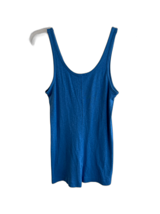 Vince Size XS Teal Blue Cotton Sleeveless Scoop Neck & Back Tank Top Teal Blue / XS