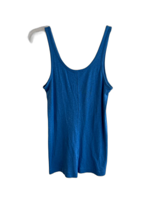 Vince Size XS Teal Blue Cotton Sleeveless Scoop Neck & Back Tank Top Teal Blue / XS