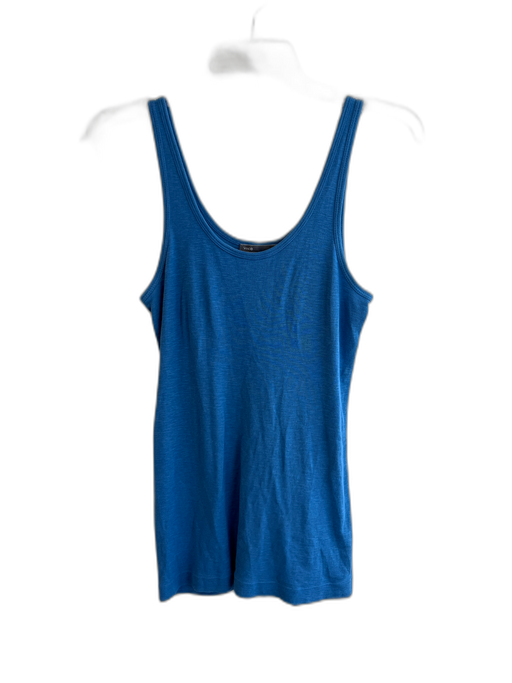 Vince Size XS Teal Blue Cotton Sleeveless Scoop Neck & Back Tank Top Teal Blue / XS