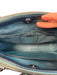 Coach Dark Teal Leather Metallic Double Handle Double Zipper Bag Dark Teal / Medium