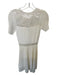 Torn By Ronny Kobo Size S White Spandex Blend Short Sleeve Midi Dress White / S