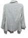 Abbey Glass Size S White Polyester Tweed Windowpane Single Breasted Jacket White / S