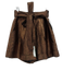 Christy Lynn Size 2 Bronze Acrylic Blend High Waist Shimmer Pockets Shorts Bronze / 2