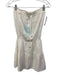 Melissa Odabash Size S White Cotton Tube Elastic Waist Eyelet Detail Dress White / S