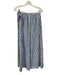 Melissa Odabash Size XS Blue & White Cotton Striped Off Shoulder Pant Set Blue & White / XS