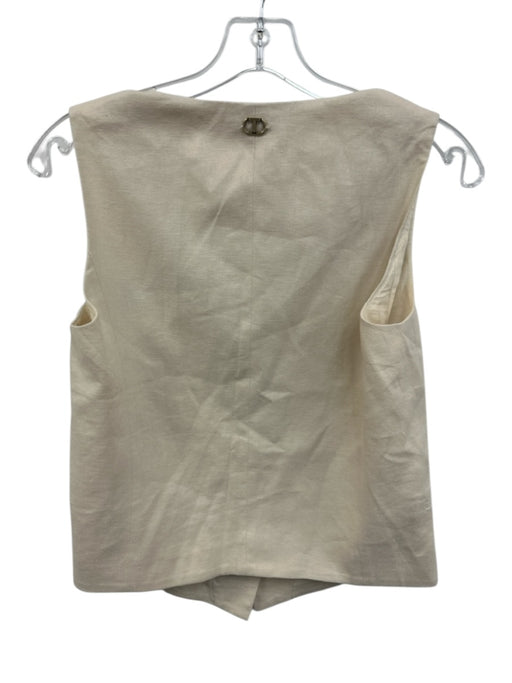 Twinset Size 38 Beige Polyester Sleeveless Button Close Clasp closure Pant Set Beige / 38